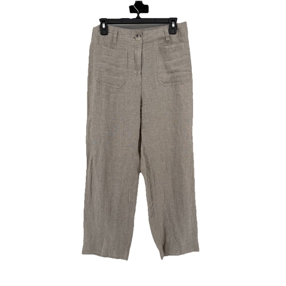 Quince women’s tan linen pants